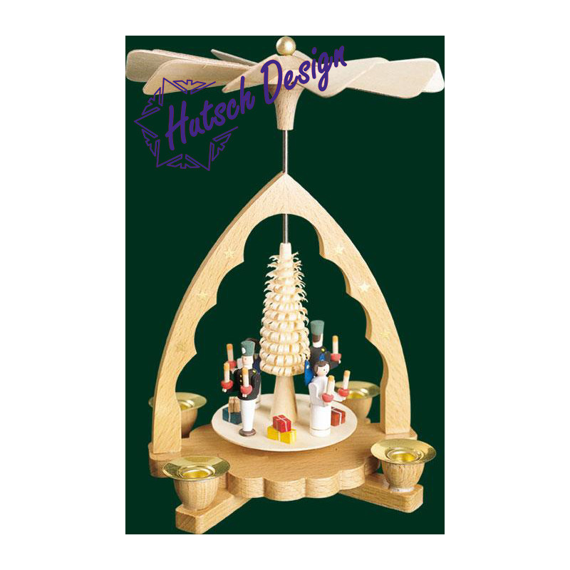 Pyramide Engel und Bergmann  19 cm