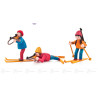Wintersportler Biathleten farbig (3)