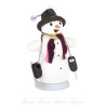 Rauchmann Schneemann mit Schlittschuhen