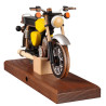 gelbes S51 Räuchermoped Simson  28x8x14,5cm
