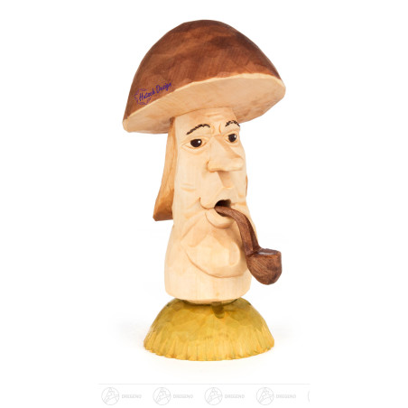 Rauchpilz geschnitzt