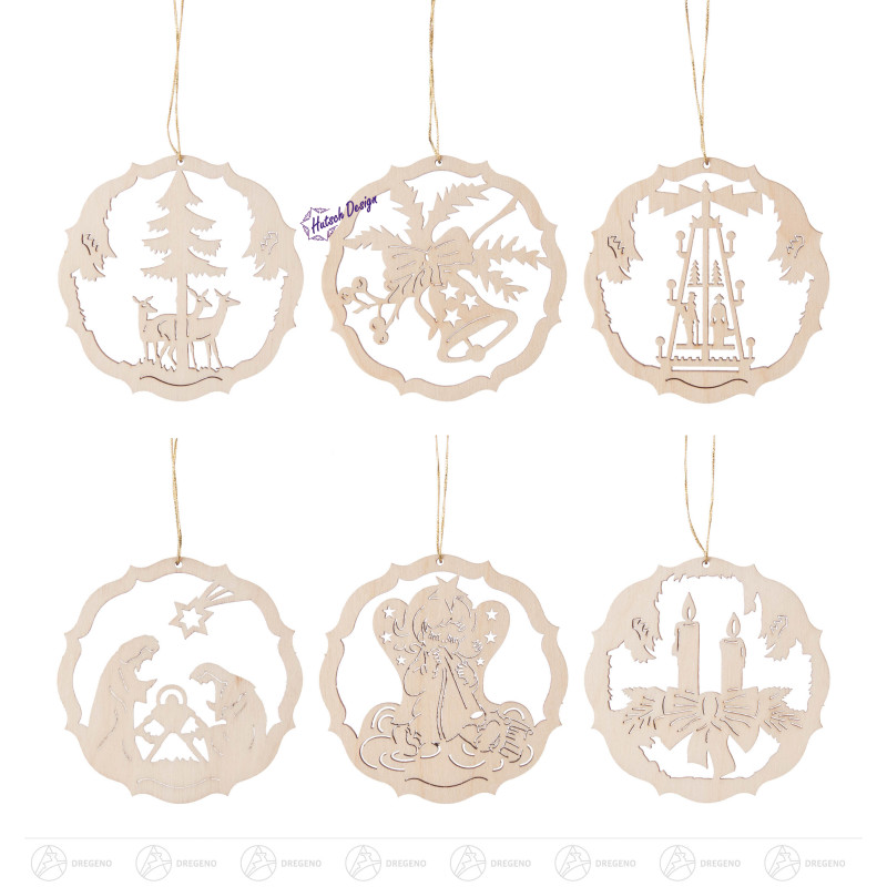 Baumbehang Weihnachtsfiguren im Ring (6) Satz 1