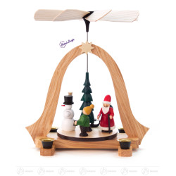 Pyramide Weihnachtszeit farbig