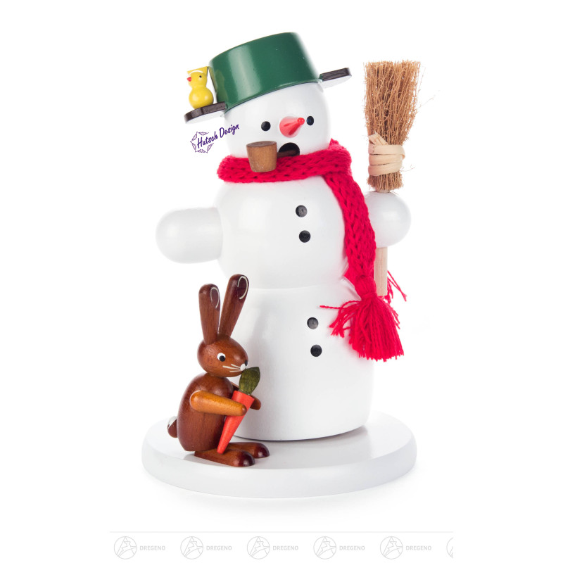 Rauchmann Schneemann mit Hase