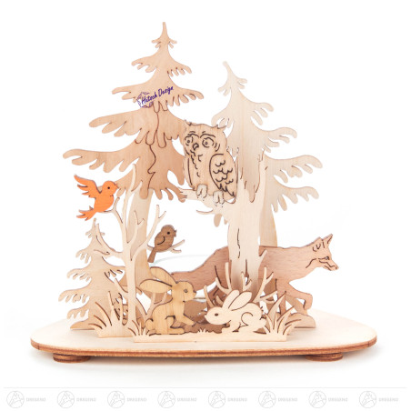 Teelichthalter Waldtiere