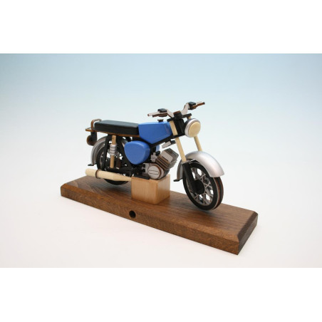blaue S51 Räuchermoped Simson 28x8x14,5cm