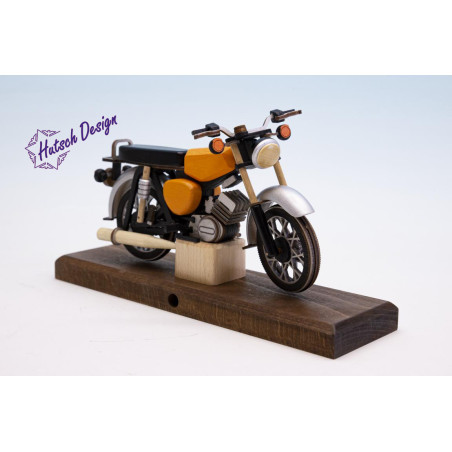 Saharabraunes S51 Räuchermoped Simson 28x8x14,5cm 1