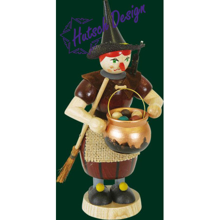Räucherfrau Hexe  19 cm