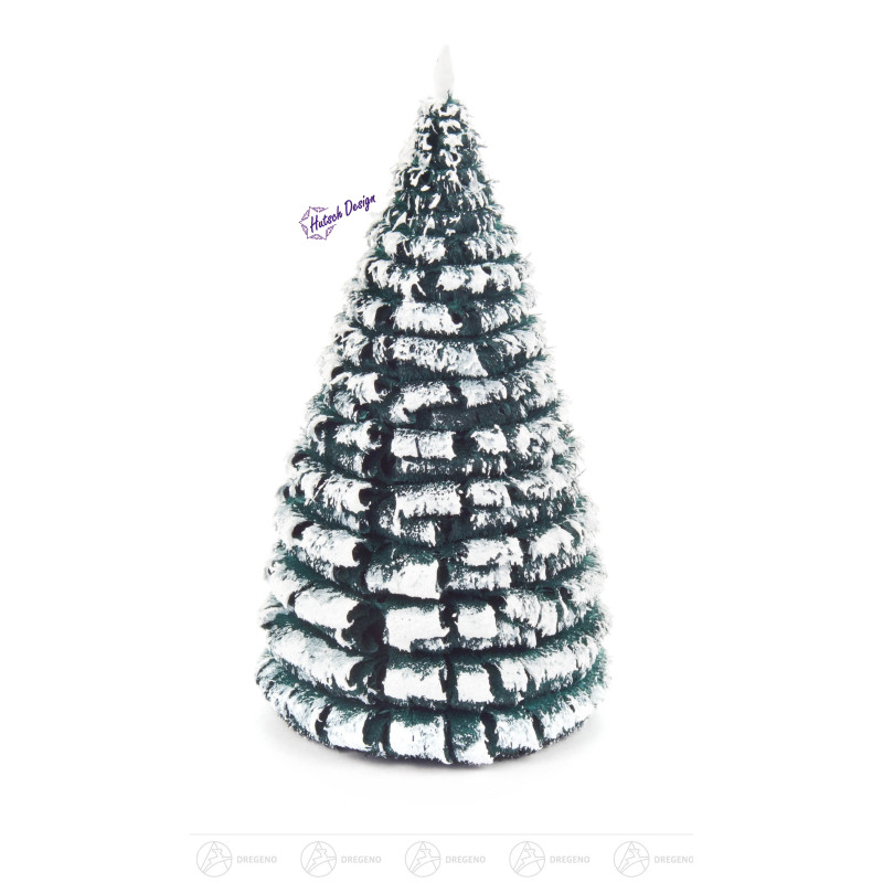Rauhreifbaum grün/weiß 10 cm (3)
