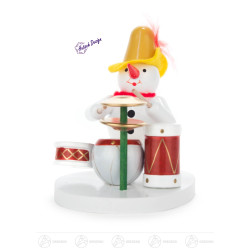 Schneemann Schlagzeuger