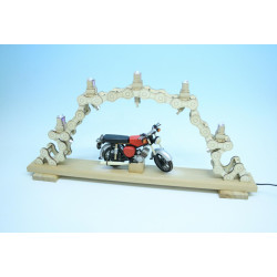 Motorradschwibbogen  63 x 8 x 31 cm ohne Moped