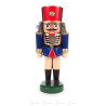 Nussknacker Soldat blau-natur, 18?cm