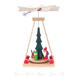Miniatur Pyramide mit Ruprecht  2 x 2x 5cm