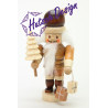 Nussknacker Mini Weihnachtsmann natur  10,0 cm
