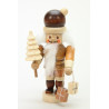 Nussknacker Mini Weihnachtsmann natur  10,0 cm
