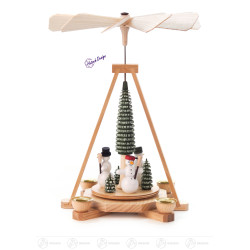 Pyramide mit Schneemännern...
