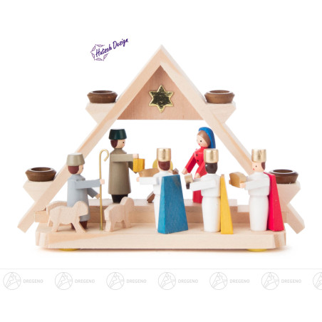 Lichtergiebel Christi Geburt