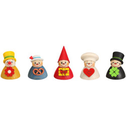 Wippel-Mix, 5er Satz 4cm