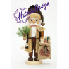 Nussknacker Weihnachtsmann natur  40,0 cm
