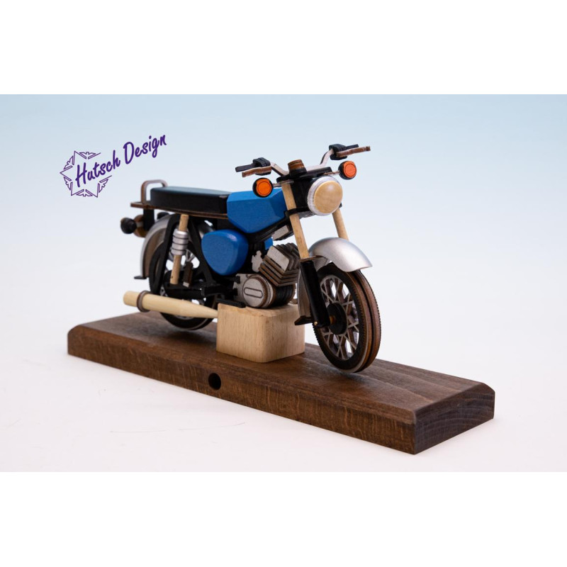 blaue S51 Räuchermoped  Simson  28x8x14,5cm