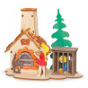 Bastelset Räucherofen Hänsel und Gretel 14x18cm