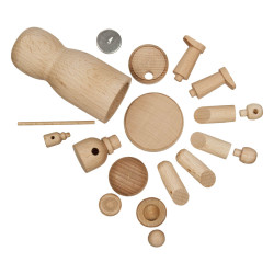 Bastelset Räuchermännchen Türke (Balthasar) 20cm