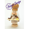 Räuchermann Miniwichtel Bäcker  15,0 cm
