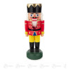 Nussknacker König rot-gelb, 21cm