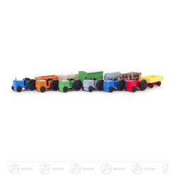 Mini-Traktor farbig...