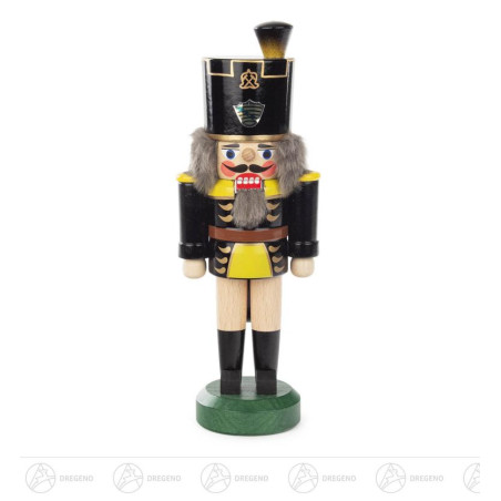 Nussknacker Bergmann schwarz-gelb-natur, 20cm