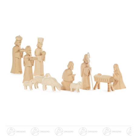 Krippefiguren geschnitzt natur (11)