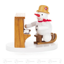 Schneemann am Klavier