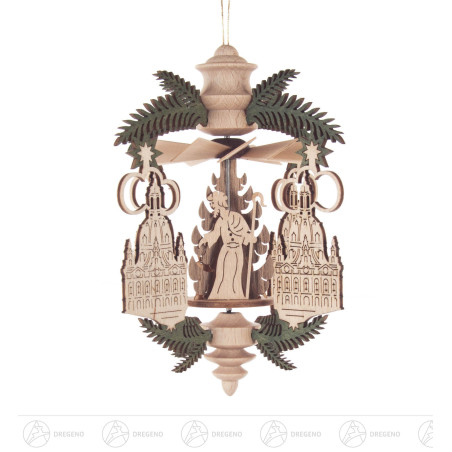 Wärmespiel Zweig Dresdner Frauenkirche/Christi Geburt, zum Hängen