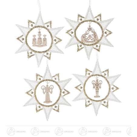 Behang Weihnachtsmotive in Plauener Spitze, Satz 1 (4)