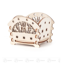 Teelichthalter Bergleute