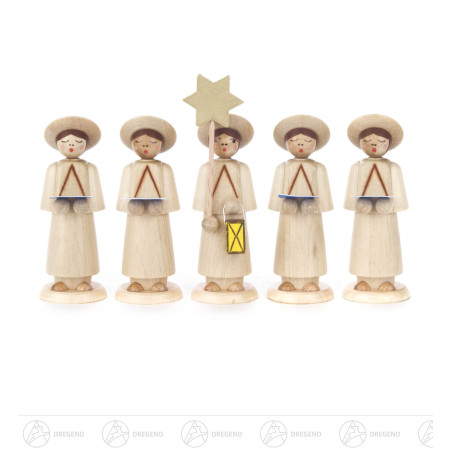 Kurrendefiguren natur, 9cm (5)