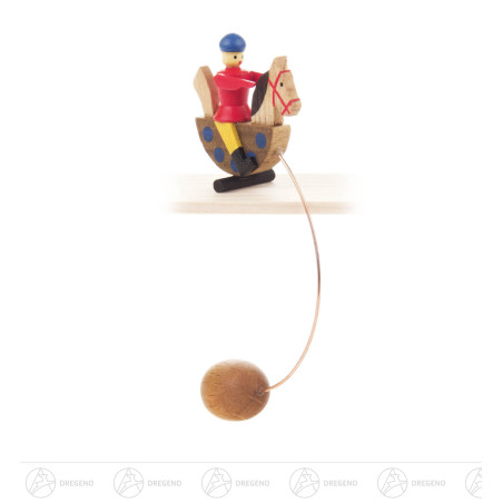 Schaukelfigur Seiffener Reiterlein