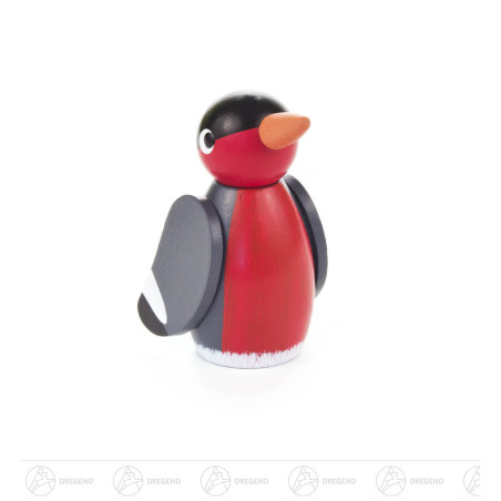 Stimmungsvogel rot/grau