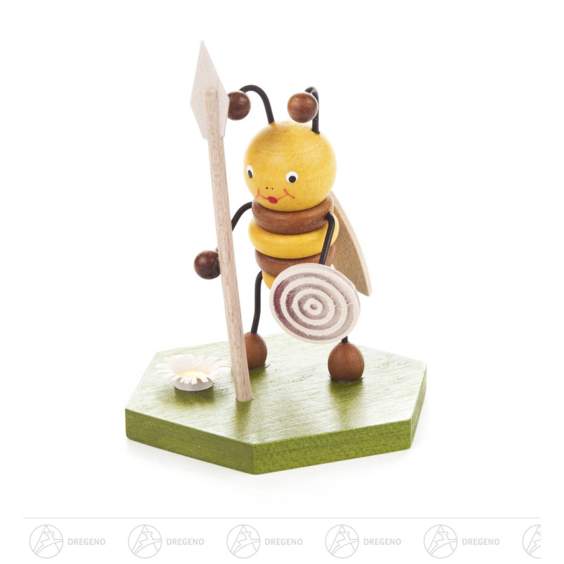 Bienenwächter mit Schild und Speer