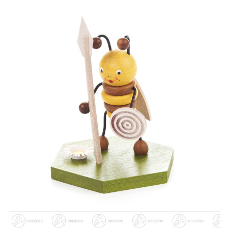 Bienenwächter mit Schild und Speer