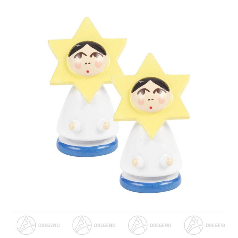 Ohrringe Sterntaler, 2 Stück im schwarzen Schmucketui, Stecker aus cadmiumfreiem Edelstahl