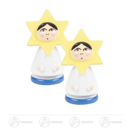 Ohrringe Sterntaler, 2 Stück im schwarzen Schmucketui, Stecker aus cadmiumfreiem Edelstahl