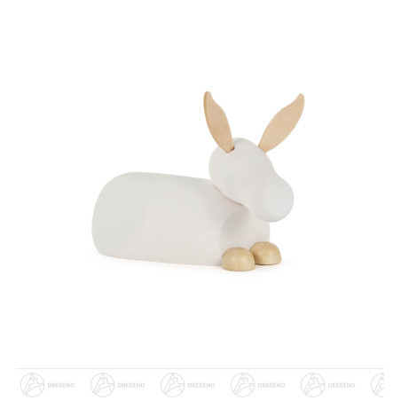 Esel modern, groß natur/weiß