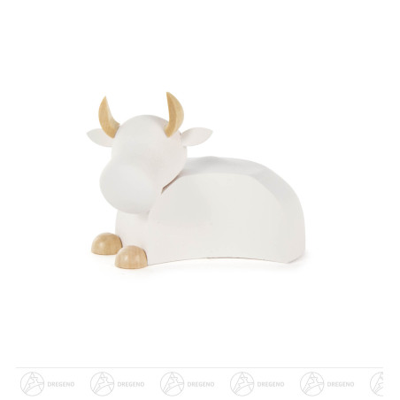 Ochse modern, groß natur/weiß