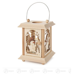 Tischlaterne Schneemann mit...