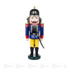 Nussknacker Soldat blau-gelb, 37cm