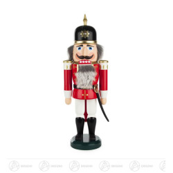 Nussknacker Soldat rot, 37cm