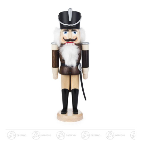 Nussknacker Husar braun-natur, 37cm