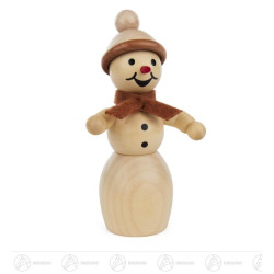 Schneefrau mit Schal