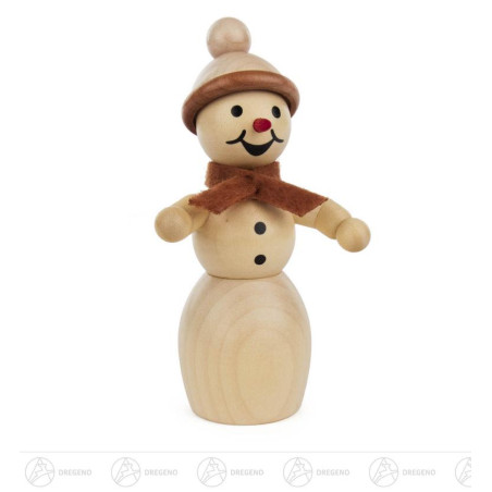 Schneefrau mit Schal